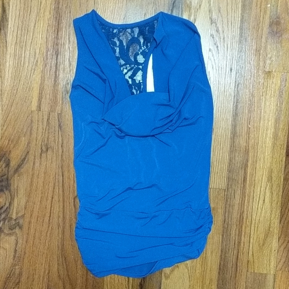 Night out blue top